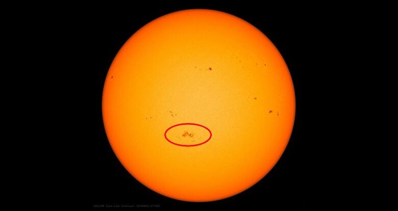 Uma mancha solar altamente ativa está apontada para nós novamente. Aqui está o que esperar. : Alerta Ciência