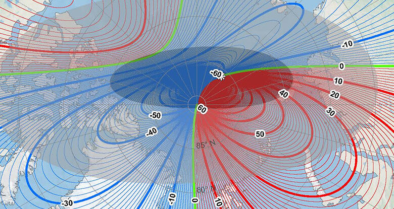 O Pólo Norte Magnético mudou oficialmente de posição: ScienceAlert