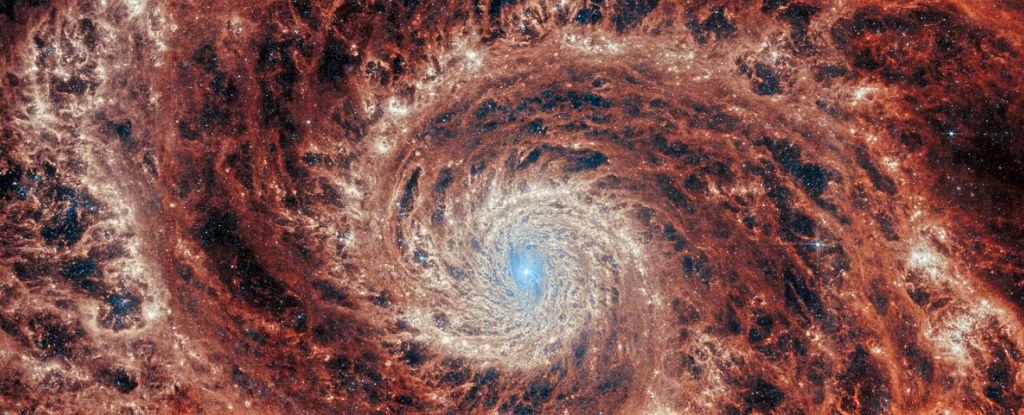 Enorme galáxia espiral de 'Grand Design' encontrada apenas um bilhão de anos após o Big Bang: ScienceAlert