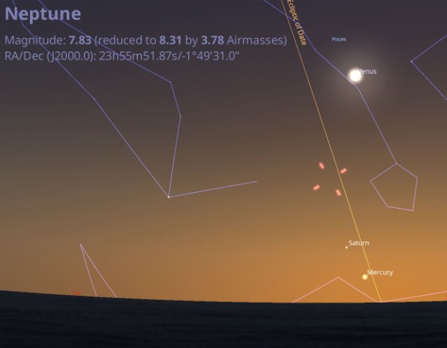 O último dos planetas oculares do sistema solar se junta à linha rara esta semana