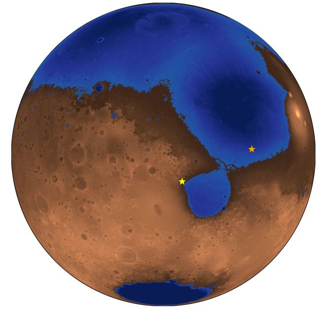 As praias em Marte revelam que o planeta não tinha apenas lagos. Tinha oceanos inteiros